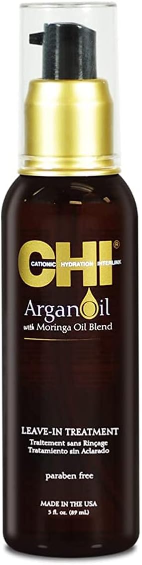 CHI Cationic Hydration Interlink Argan Oil Moringa Oil Blend Leave-in Treatment