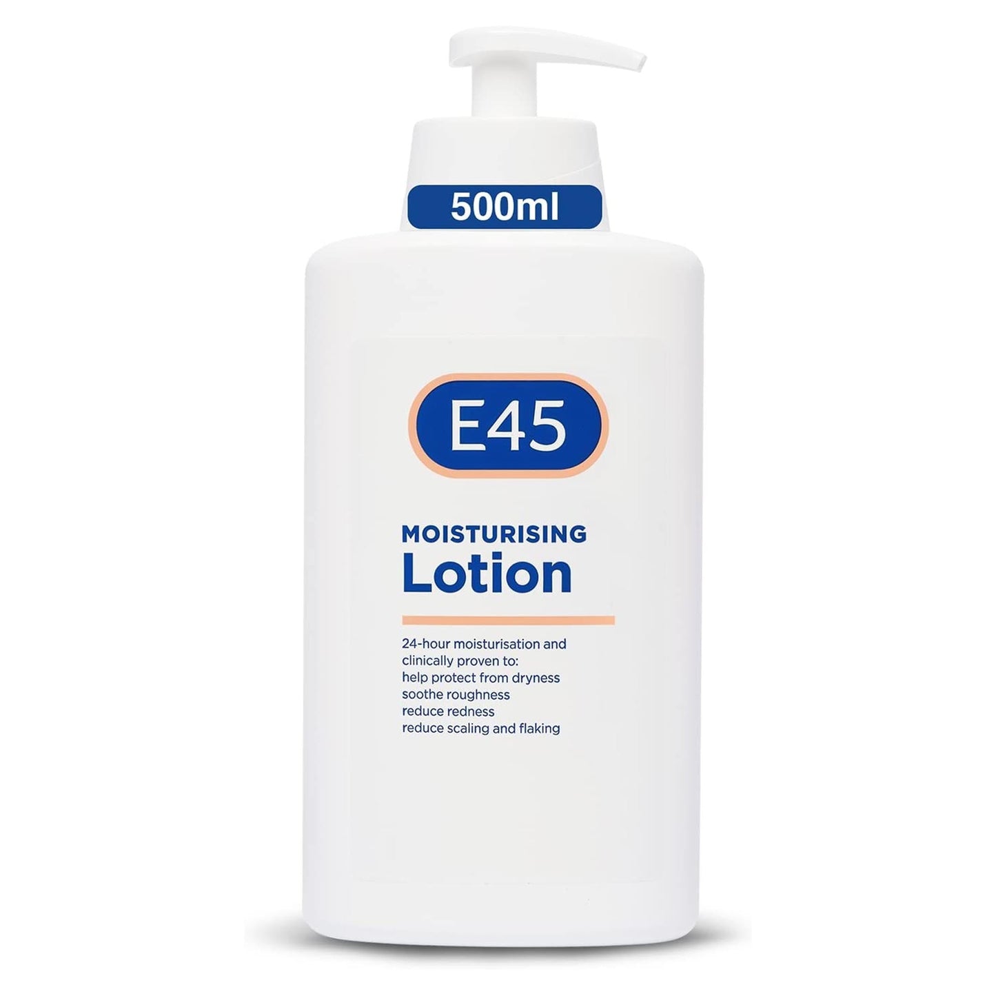 E45 Moisturising Lotion For Dry Sensitive Skin Perfume Free - 500ml Pump