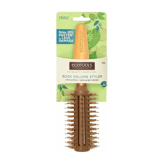 Eco Tools Quick Volume Styler Hair Brush - Ultra Comfort, Lightweight Design