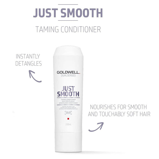 Goldwell Dualsenses Just Smooth Taming Conditioner For Unruly Hair 200ml