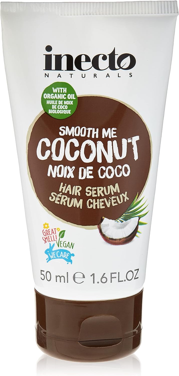 3 PACK - Inecto Naturals SMOOTH ME Coconut Oil Hair Serum 50ml