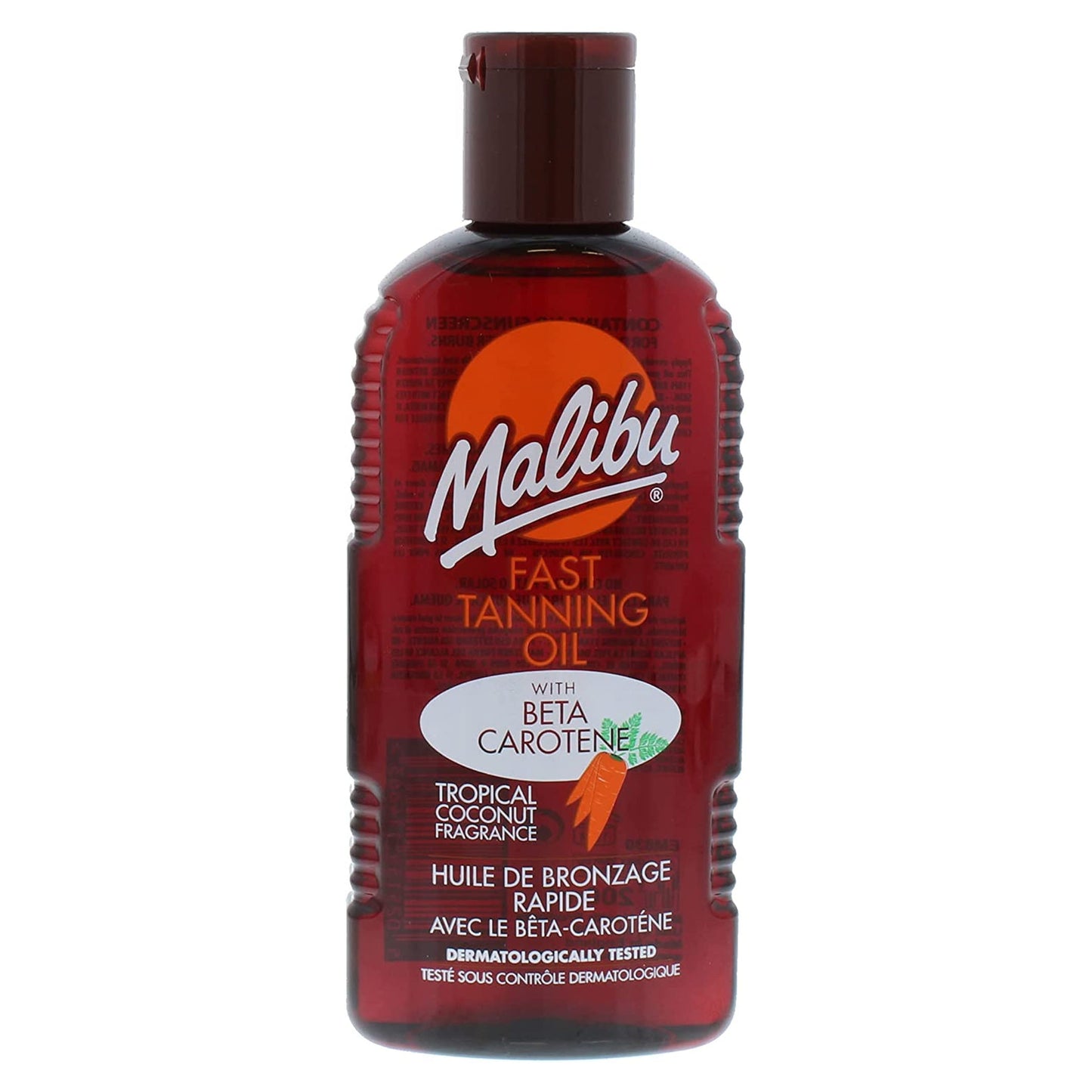 Malibu Sun Bronzing Fast Tanning Oil with Beta Carotene - Tropical Coconut (VARIOUS SIZES)