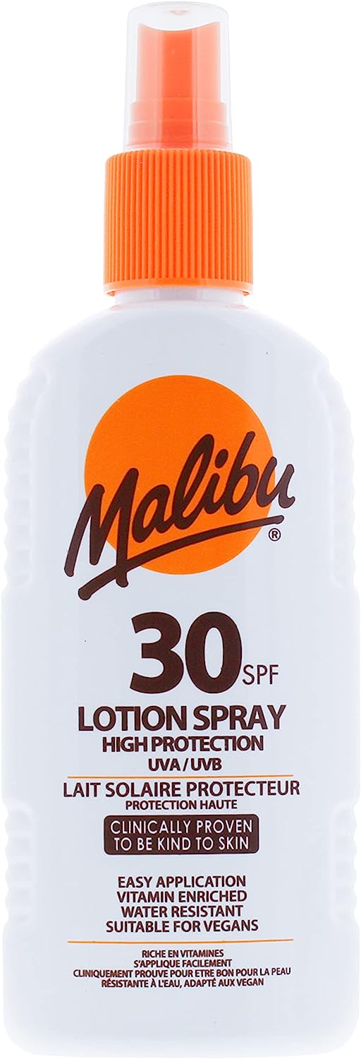 Malibu Sun Protection Lotion SPRAY SPF 30 Water Resistant 200ml