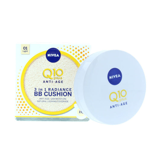 Nivea Q10 Plus Anti-Age 3 in 1 Radiance BB Cushion 15g SPF 15 - 01 LIGHT