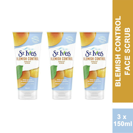 St Ives Blemish Control Apricot Scrub 150ml (3 PACK)