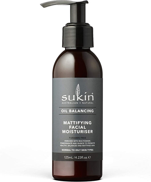 2 PACK - Sukin Natural Oil Balancing Mattifying Facial Moisturiser 125ml