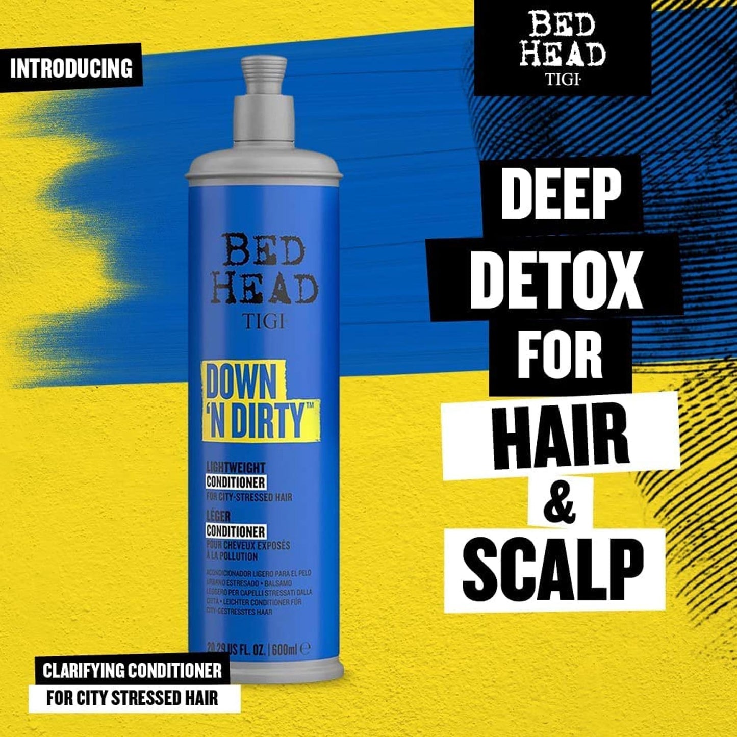 TIGI Bed Head Down N' Dirty Clarifying Detox Conditioner 600ml