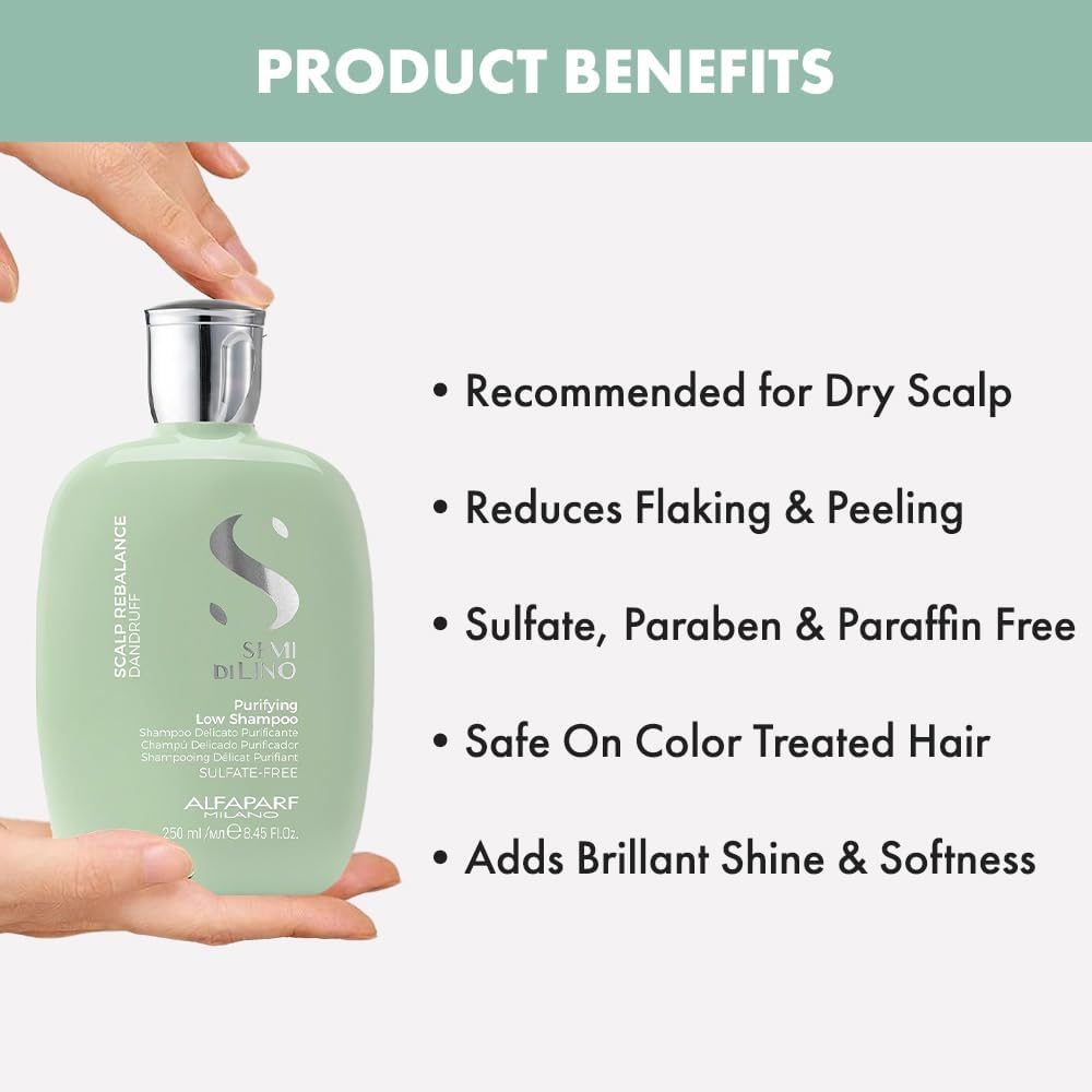 Alfaparf Milano SDL Scalp Rebalance - BALANCING Low Shampoo For Oily Skin (VARIOUS SIZES)