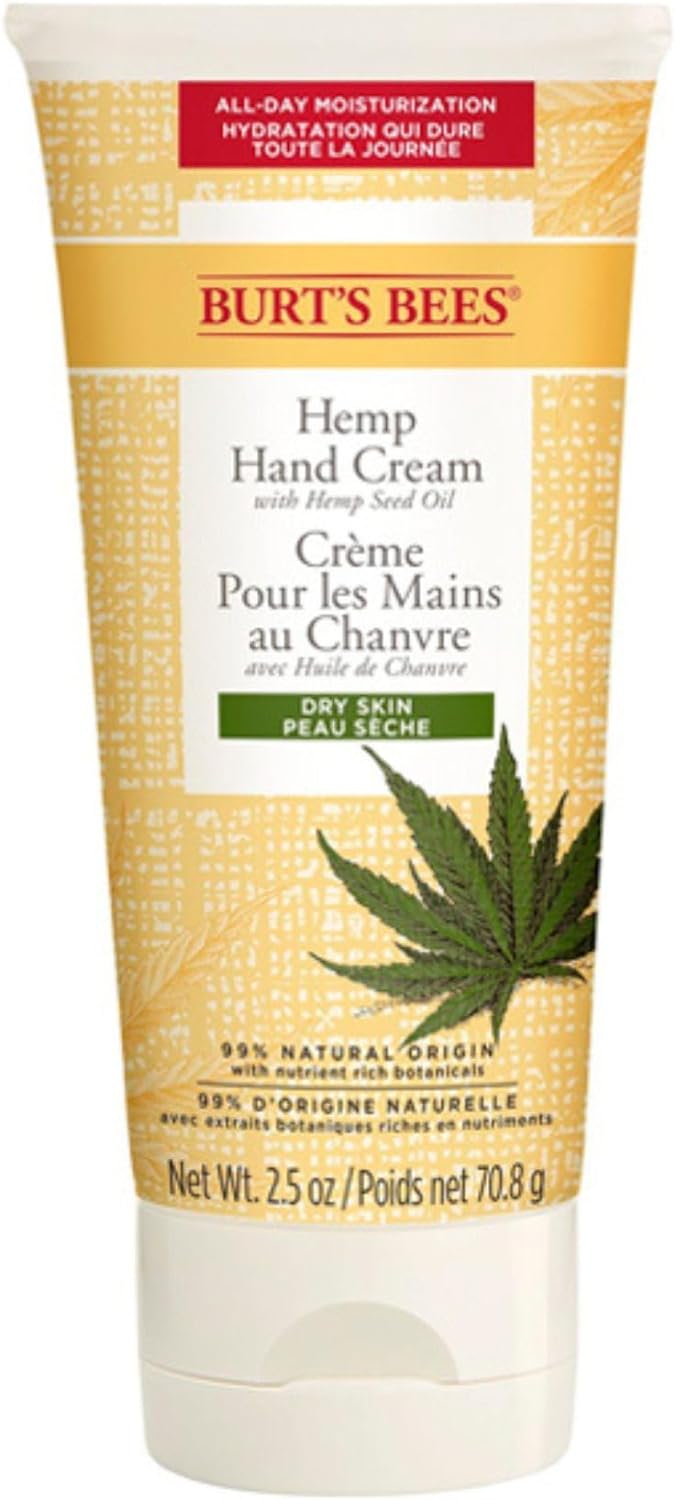 Burt's Bees Hemp Hand Cream with Hemp Seed Oil for Dry Skin 70.8g