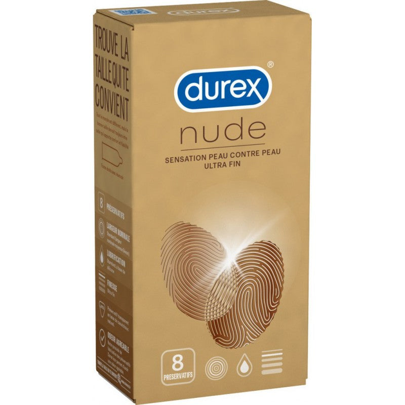 Durex Nude Sensation Ultra Thin Condoms - 8 Pack