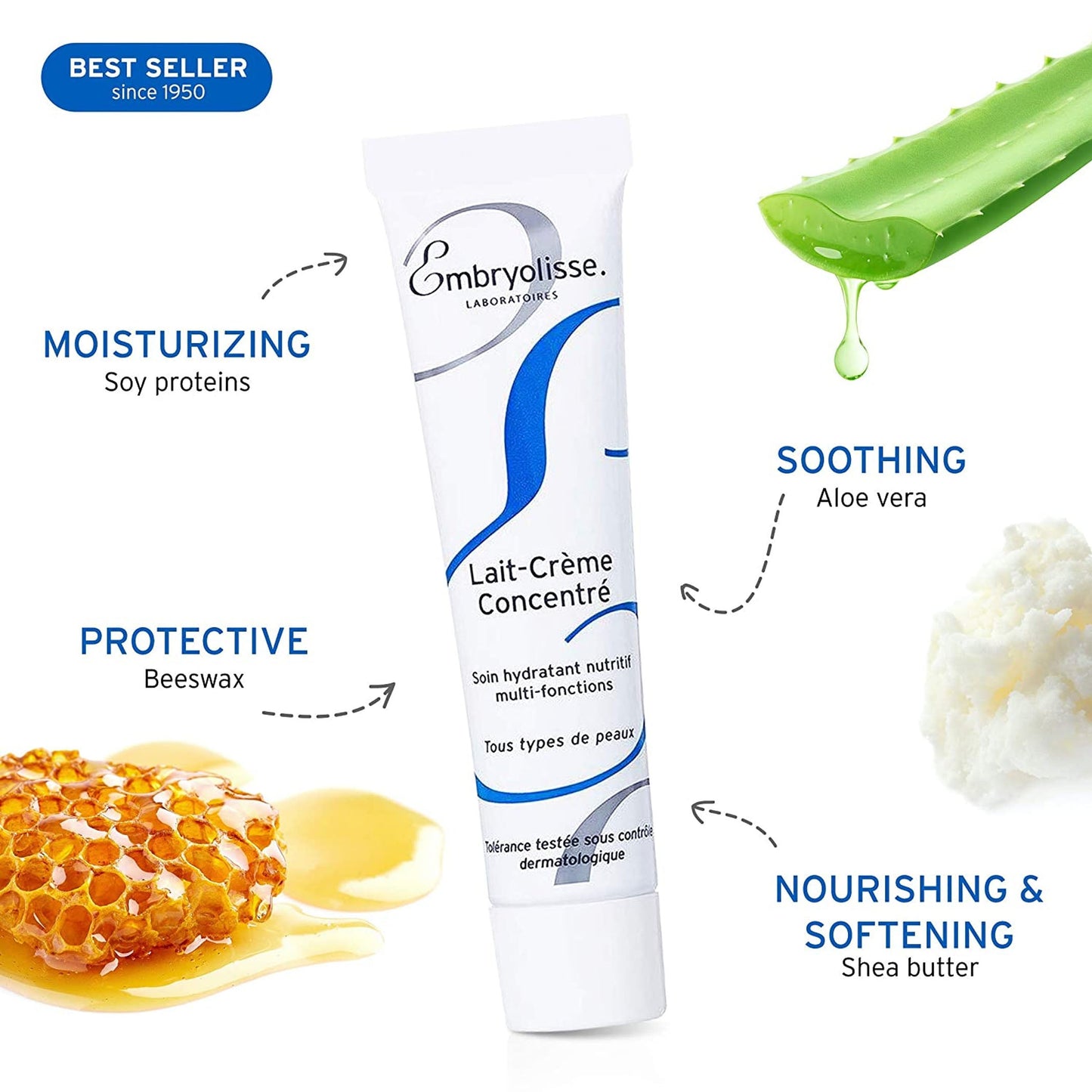 Embryolisse Lait-Crème Concentré Multi Function Nourishing Moisturiser (VARIOUS SIZES)