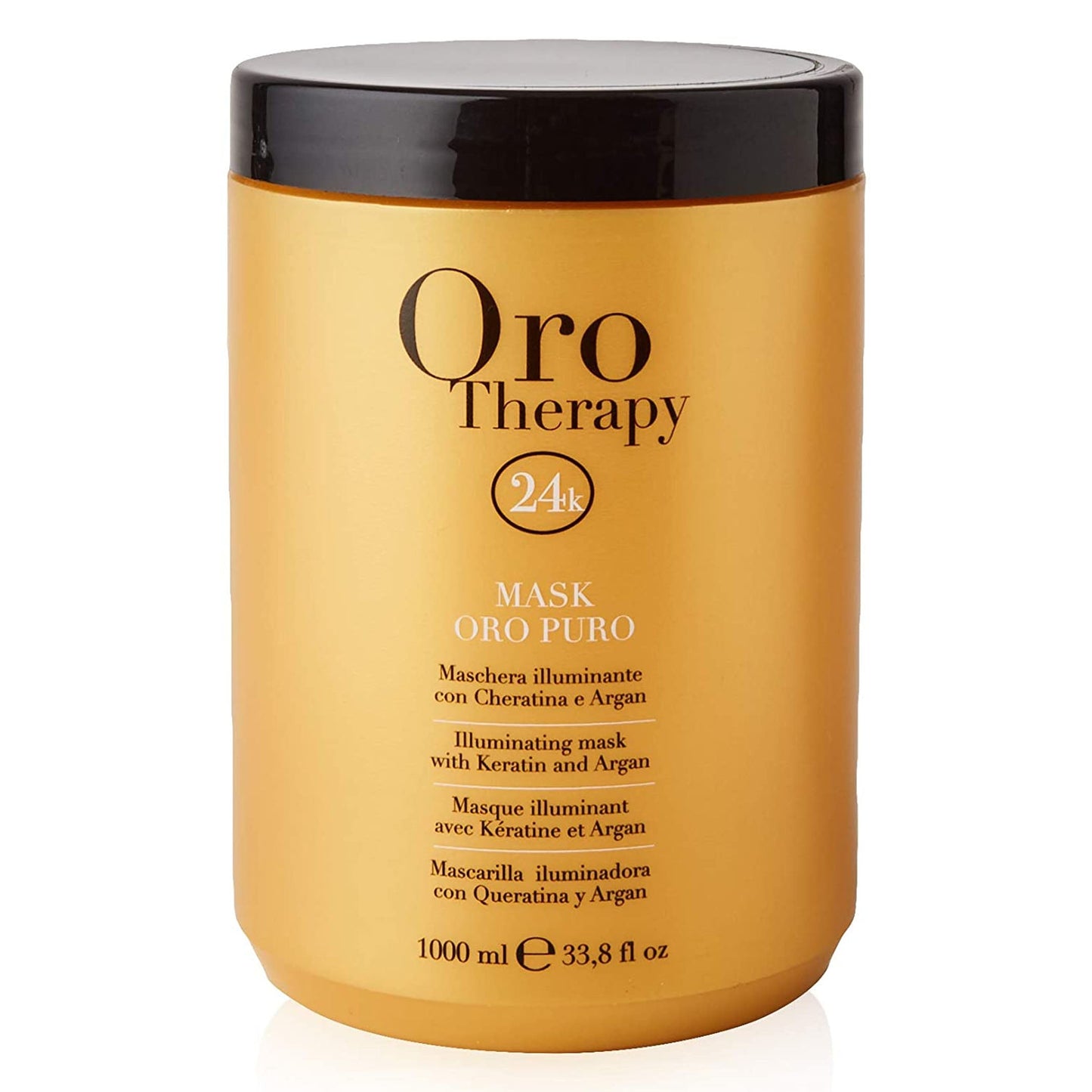 Fanola Oro Therapy 24k Illuminating Hair Mask with Keratin and Argan Oil (VARIOUS SIZES)