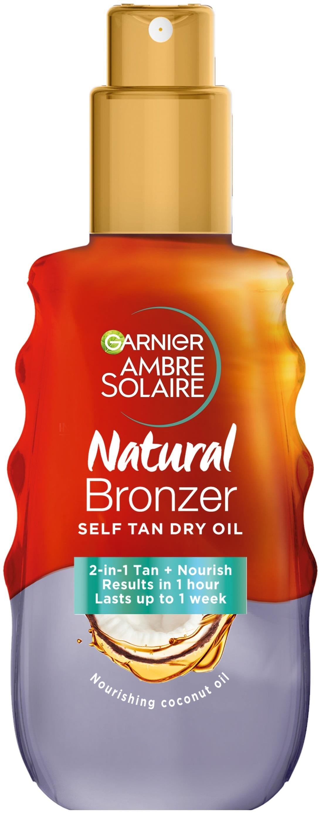 Garnier Ambre Solaire Natural Bronzer Self Tan DRY OIL 150ml