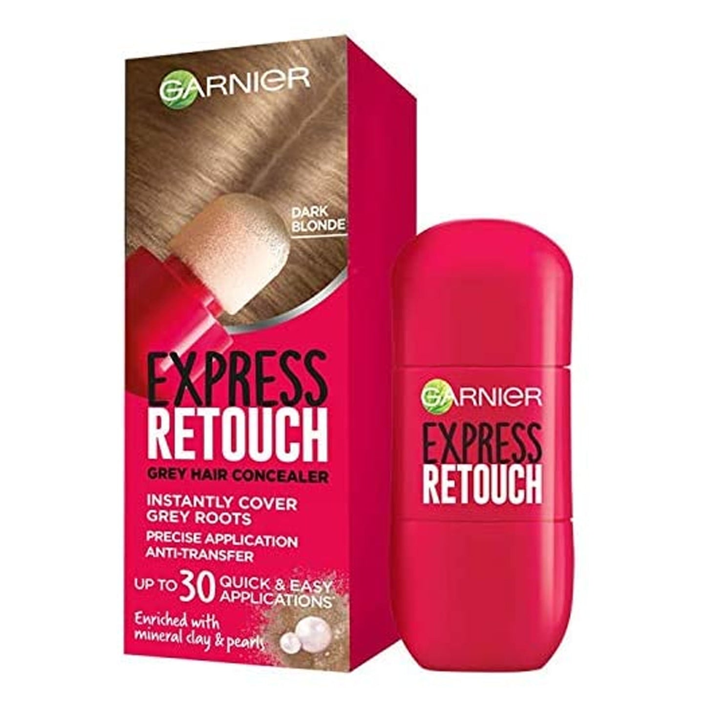 3 PACK - Garnier Express Retouch Grey Hair Concealer Root Touch Up (VARIOUS COLOURS)