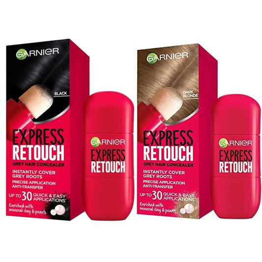 3 PACK - Garnier Express Retouch Grey Hair Concealer Root Touch Up (VARIOUS COLOURS)