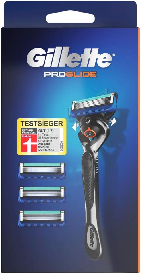 Gillette Fusion 5 ProGlide Starter Pack with Razor and 4 Replacement Blades