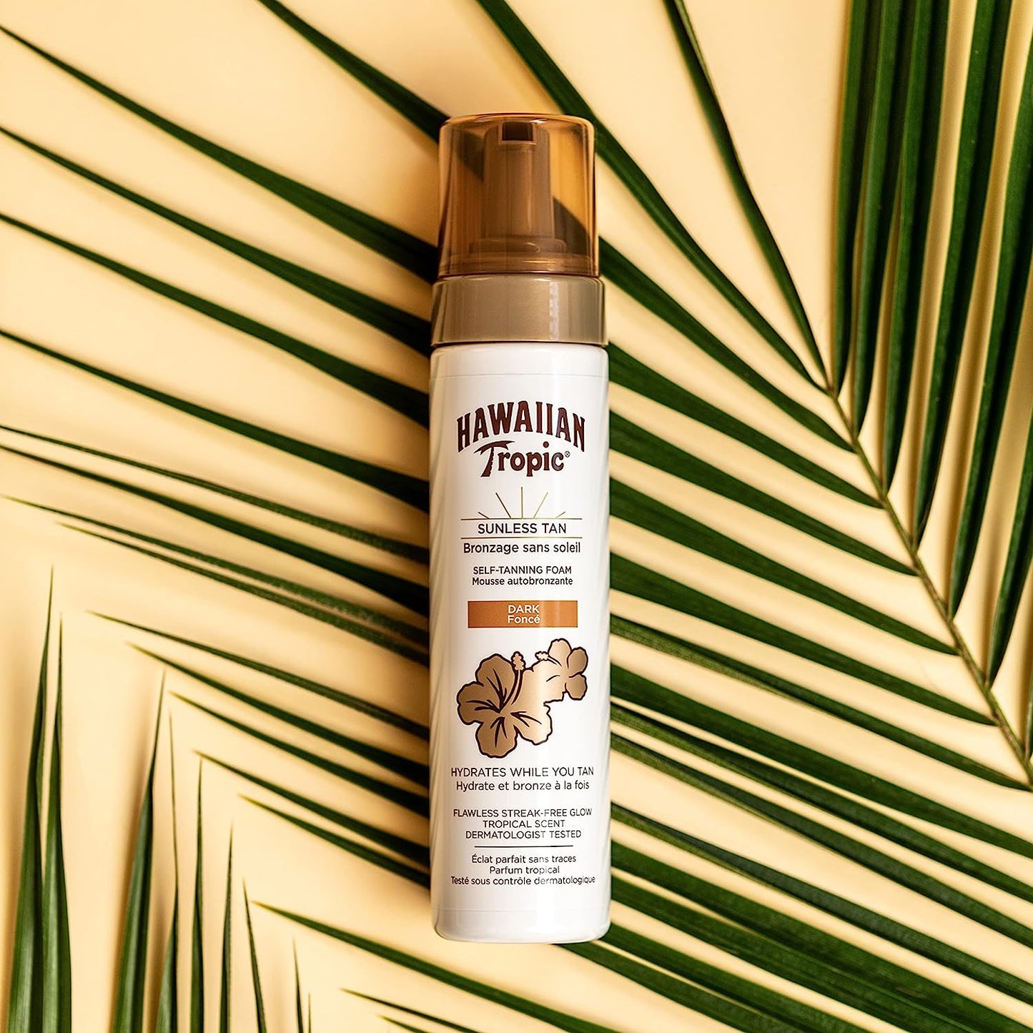 Hawaiian Tropic Self Tanning Foam - DARK - Streak Free Glow 200ml