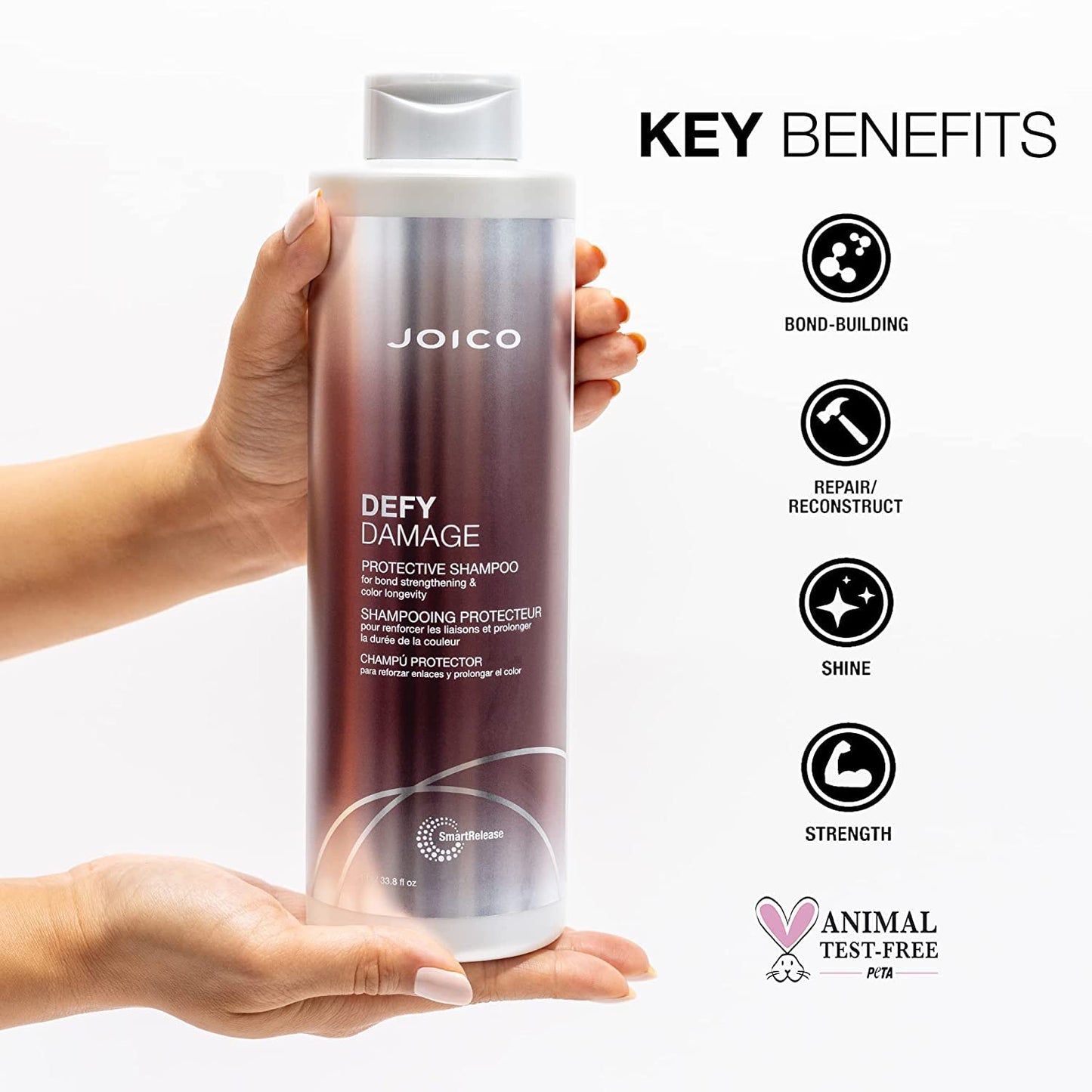 Joico Defy Damage Protective Shampoo Bond Strengthening Colour Protection (VARIOUS SIZES)