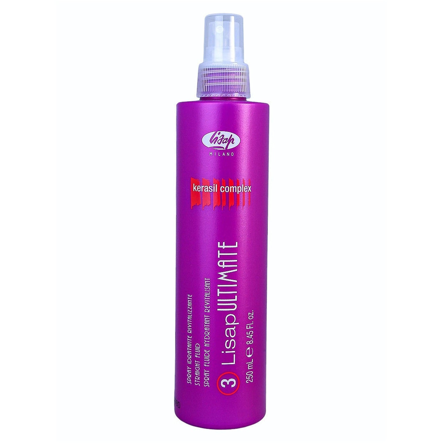 Lisap Milano Ultimate Straightening Fluid with Kerasil Complex 250ml