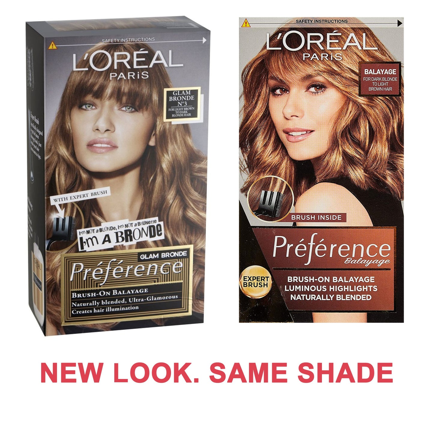 L'Oreal Preference Glam Highlights Hair Colour - No 3 - Dark Blonde Light Brown