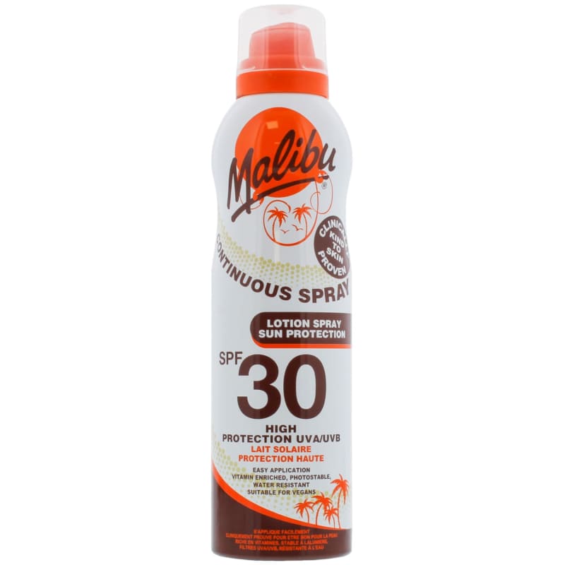 Malibu Sun Protection Lotion Continuous Spray  Protection - 175ml