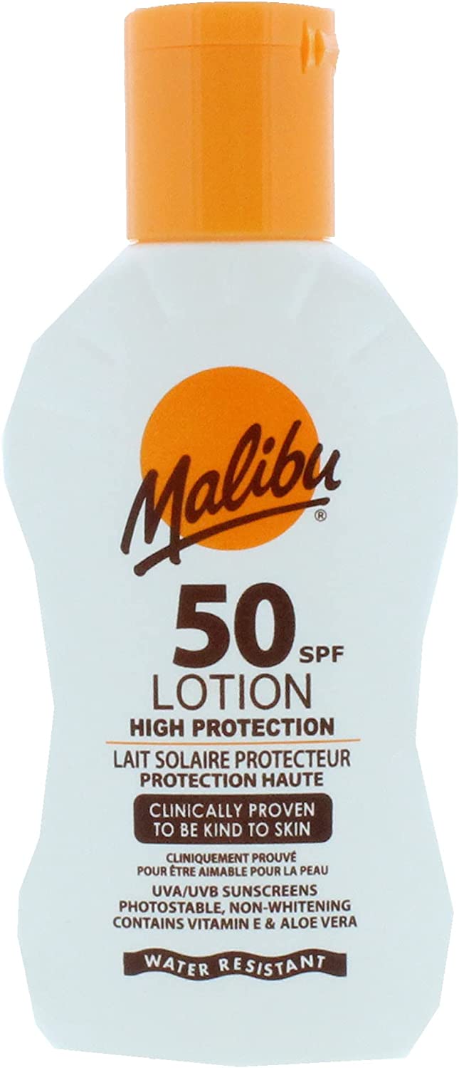 Malibu Sun Protection Lotion SPF 50 Water Resistant  (VARIOUS SIZES)