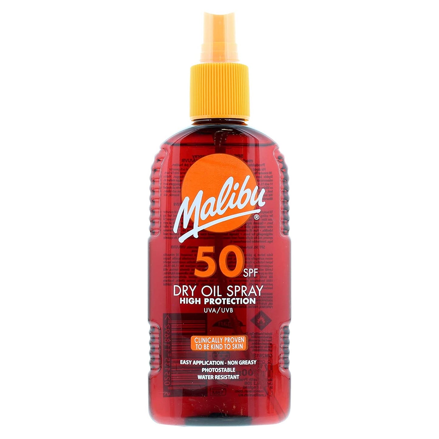 Malibu Medium Protection Water Resistant Non-Greasy Dry Oil Sun Spray SPF 50