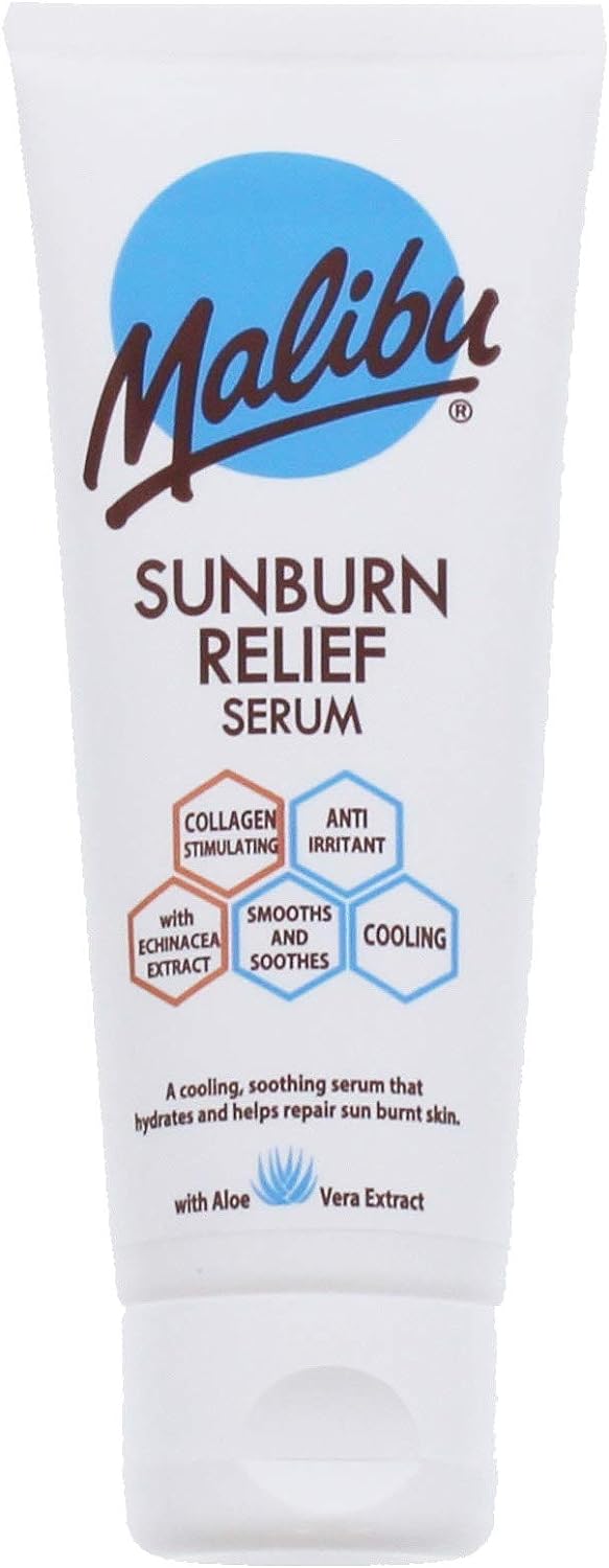 Malibu After Sun Sunburn Relief Cooling Soothing Serum with Aloe Vera 75ml