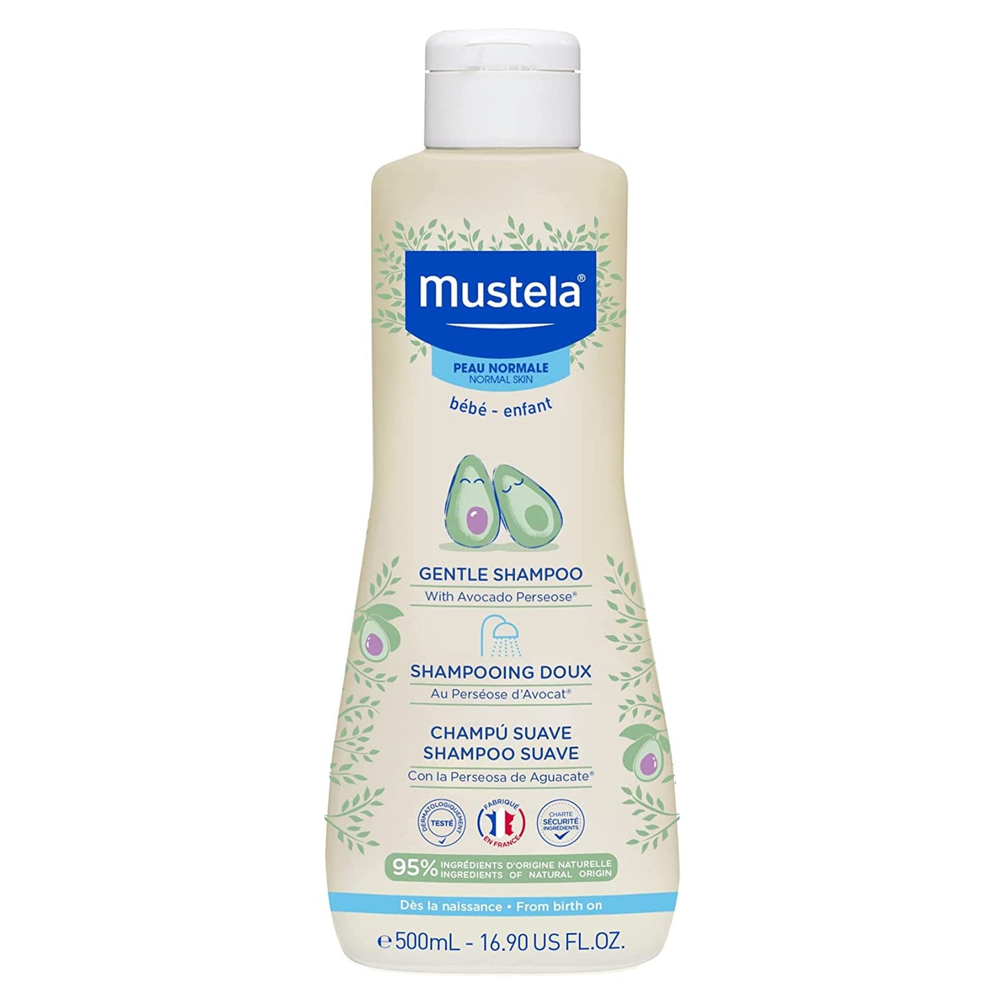 Mustela Normal Skin Baby Gentle Shampoo for Delicate Hair (VARIOUS SIZES)