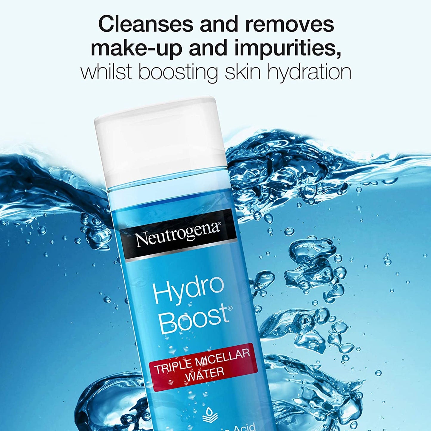 Neutrogena Hydro Boost Triple Micellar Water with Hyaluronic Acid 400ml - 3 PACK