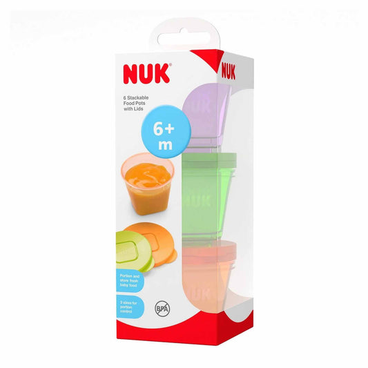 NUK Baby Stackable Food Storage Containers Microwave & Freezer Safe BPA Free