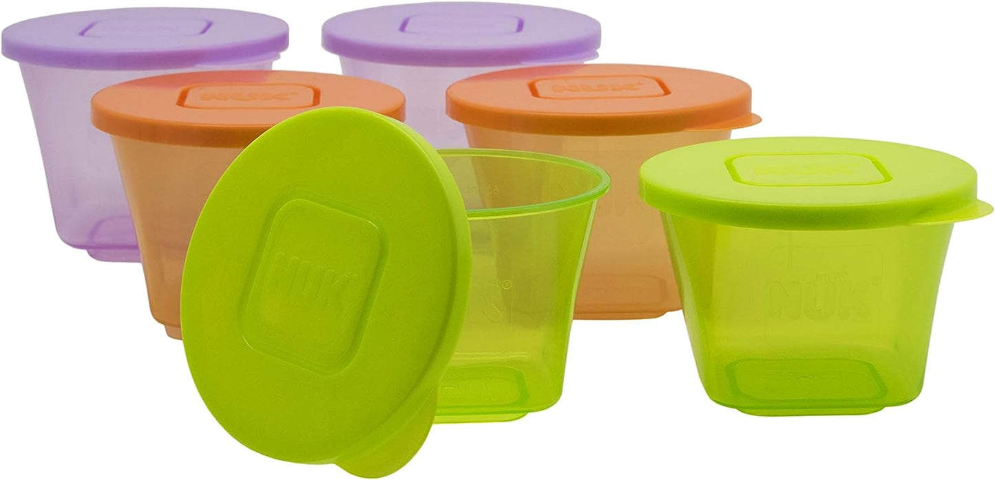 NUK Baby Stackable Food Storage Containers Microwave & Freezer Safe BPA Free