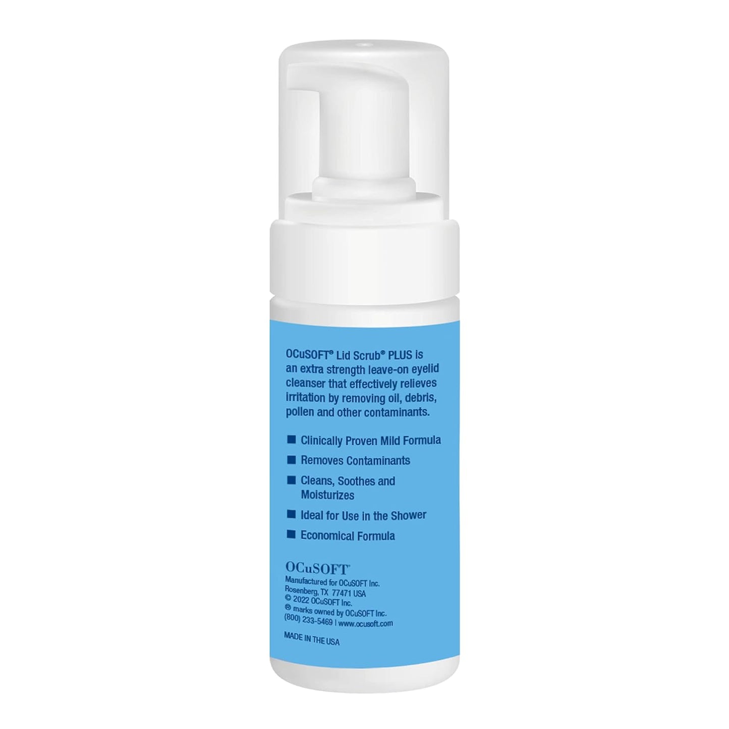 OCuSOFT Lid Scrub Plus Foam Eyelid Cleanser 50ml