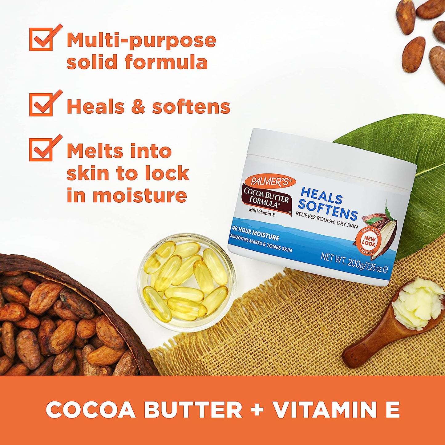 Palmers Cocoa Butter Formula with Vitamin E Original Jar 200g