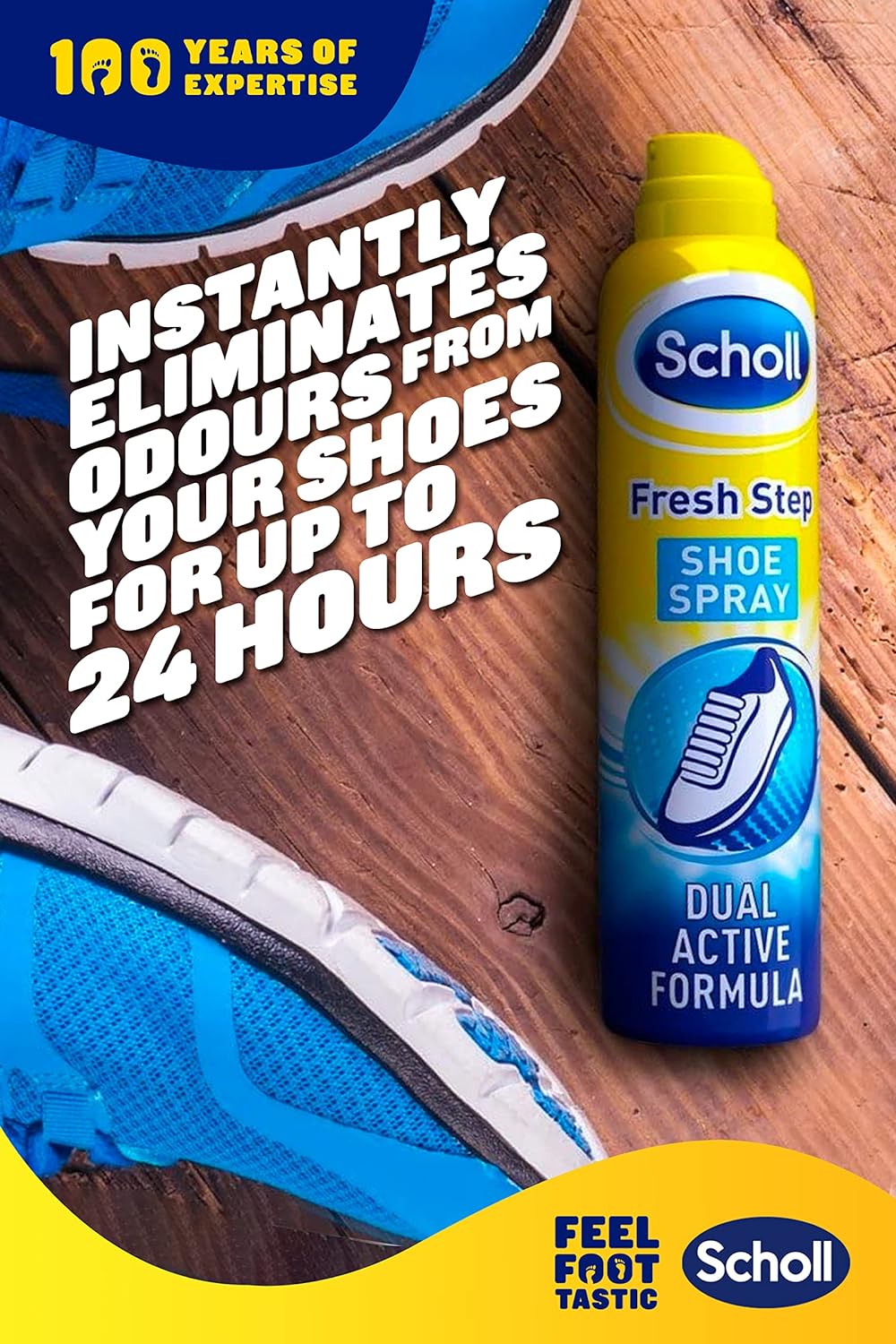 Scholl Fresh Step Shoe Spray 24h Odour Protection & Freshness 150ml