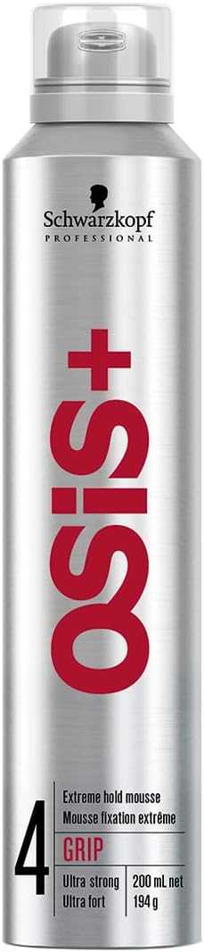 Schwarzkopf Osis+ Plus GRIP - Extreme Hold Mousse Hair Styling 200ml