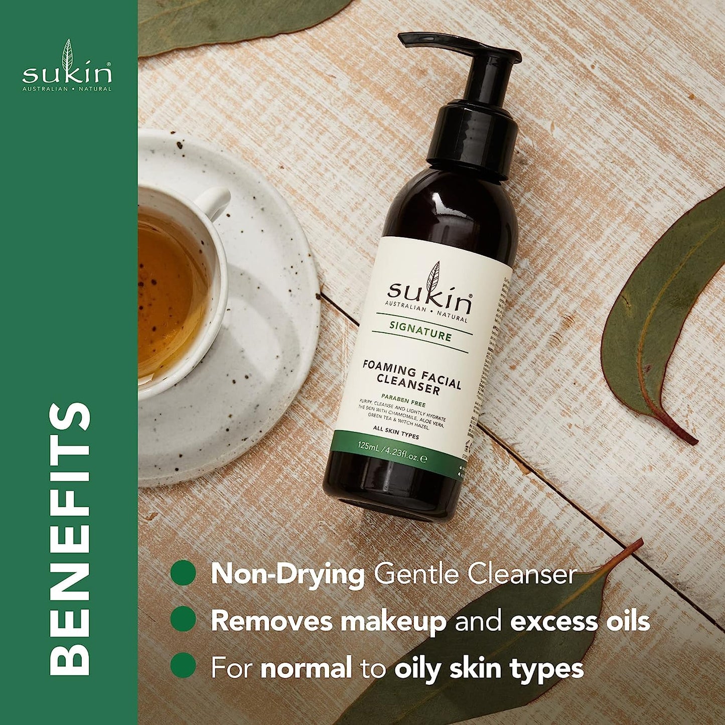 Sukin Natural Signature Foaming Facial Cleanser All Skin Types 125ml