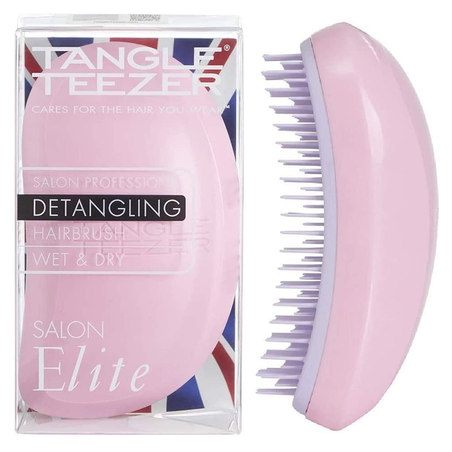 Tanglee Teezer Salon Elite Detangling Hair Brush - PINK SMOOTHIE