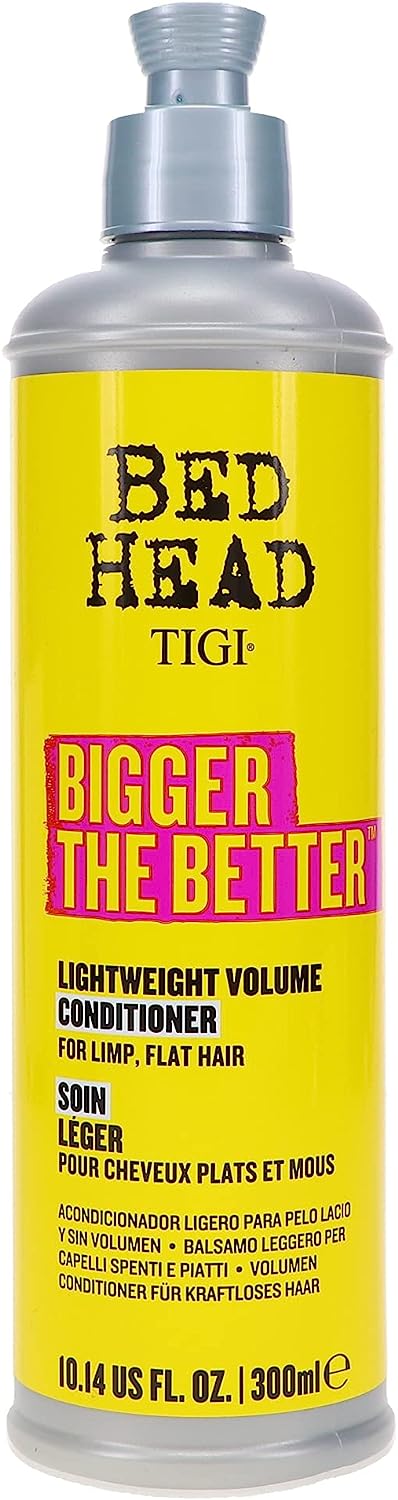 TIGI Bed Head BIGGER THE BETTER Volume Conditioner For Limp Flat Hair 300ml