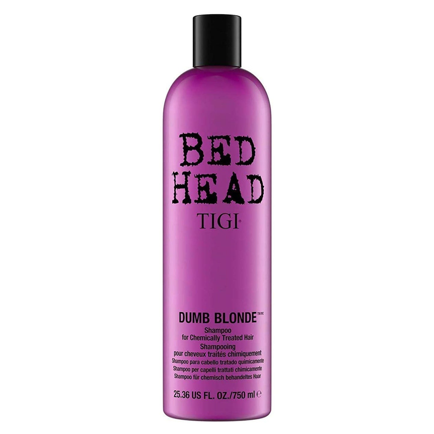 TIGI Bed Head Dumb Blonde SHAMPOO for Coloured Hair (VARIOUS SIZES)