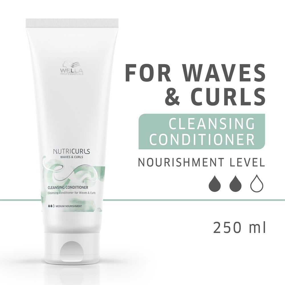 Wella Professionals NUTRICURLS Waves & Curls Cleansing Conditioner (VARIOUS SIZES)