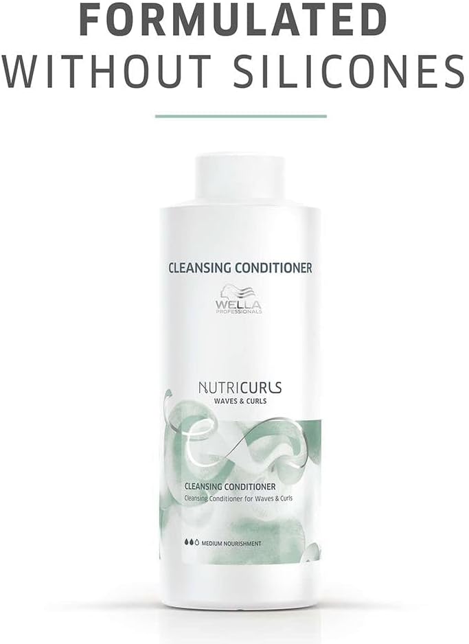 Wella Professionals NUTRICURLS Waves & Curls Cleansing Conditioner (VARIOUS SIZES)